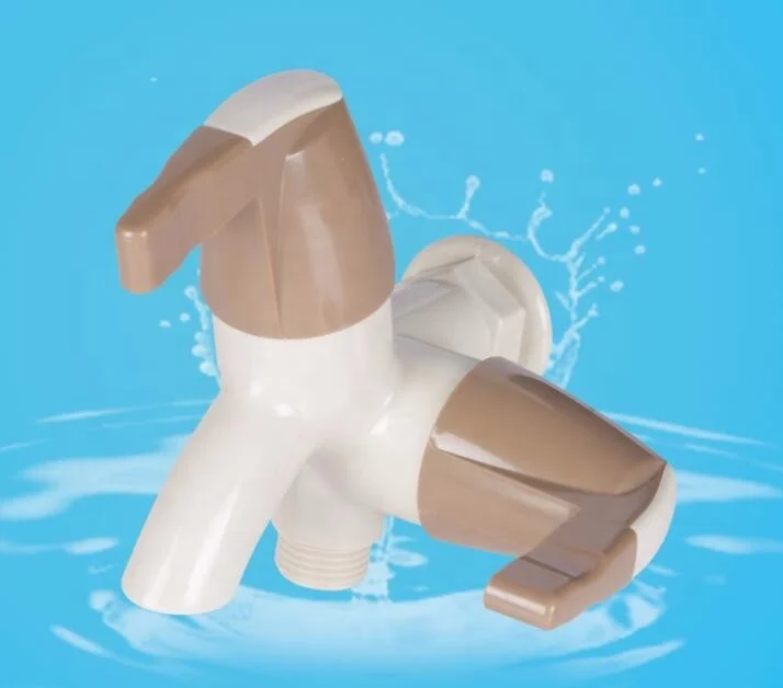 Washbasin/kitchen Faucet - Washing Machine Double Handle Faucet (BD-63) Supply ABS Plastic 2022 New 0.6-0.8 MPA Wall Mounted 93g