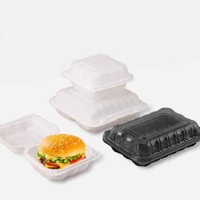 DG microwavable MFPP food grade restaurant disposable clamshell take away food lunch meal plastic boxes