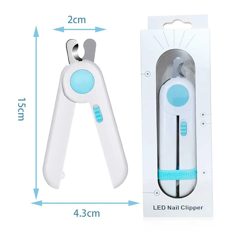 Pet Nail Grinder Pet Nail Trimmer Pet Cleaning Supplies with LED Light