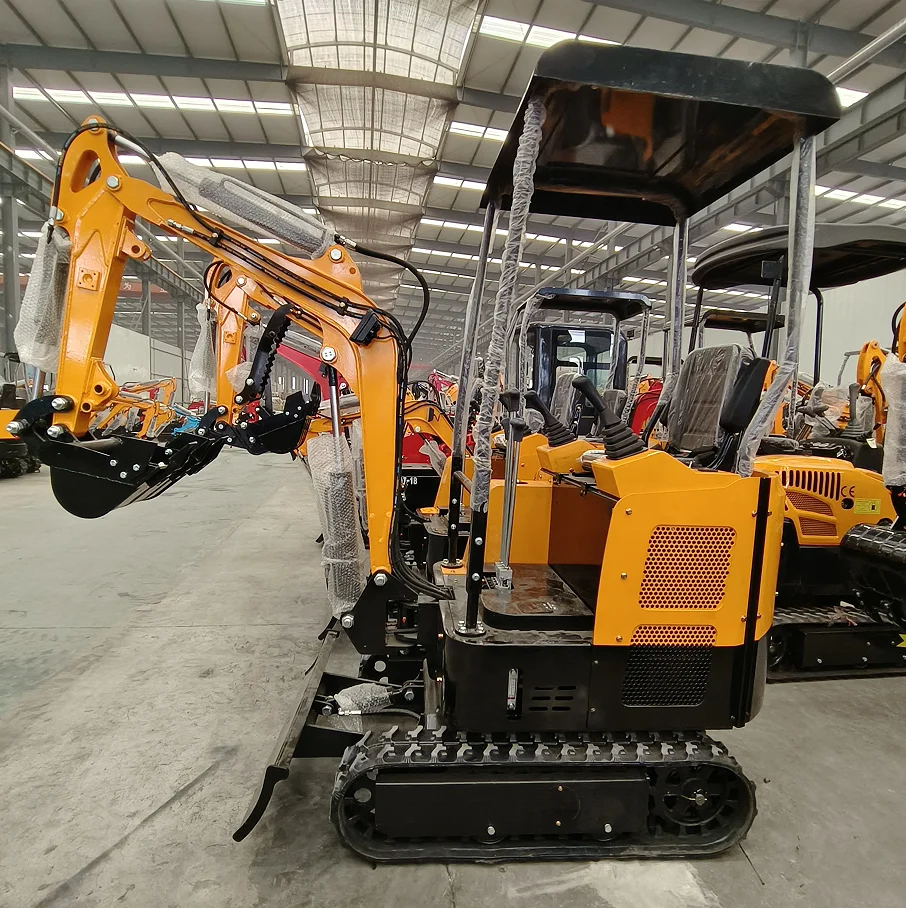 HIGHTOP Earth-moving Machine  1T 1.5T 2T 3T 4T Mini Crawler Excavator 1500KG HT15  Small Digger Micro Bagger