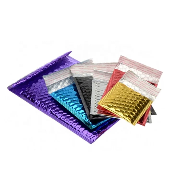 Водонепроницаемый конверт из алюминиевой фольги для почтовых отправлений, мягкий конверт/металлический конверт из пузырчатой пленки