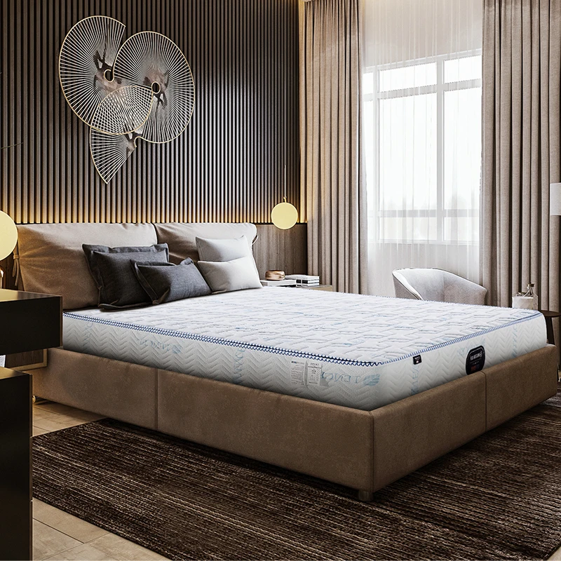 OEM Factory Gel Memory Foam Pocket Coil Bed Mattress Pillow Top Hotel Roll Pack In A Box Spring Queen Mattress For Sleeping