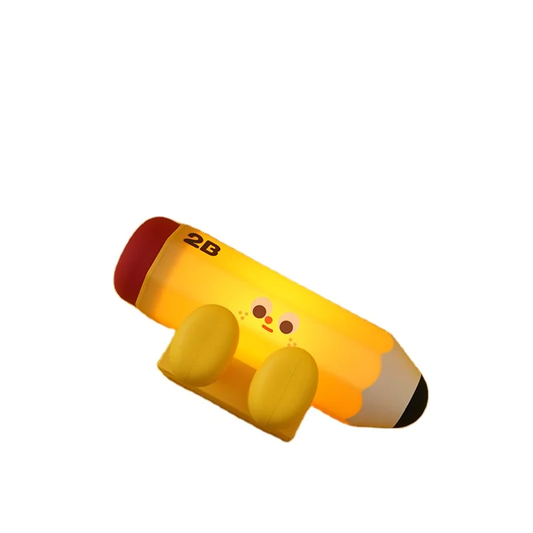 Прямая Продажа с фабрики USB сменный сенсорный силиконовый 2B карандаш ночной свет для детей