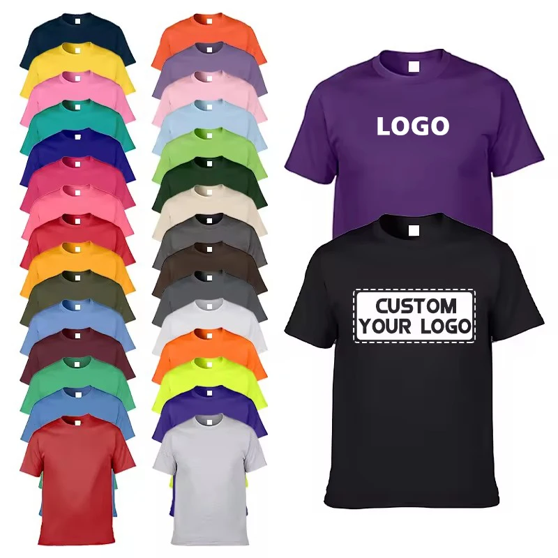 Short Sleeve High Quality Blank Custom Tshirt 100% Cotton Custom Screen Printing T-shirt For Men T Shirt