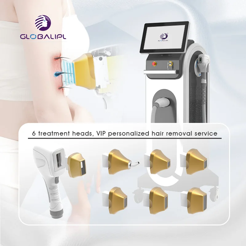 Touch Screen Epilation 808Nm Hair Removal Diode Laser Beauty Machine