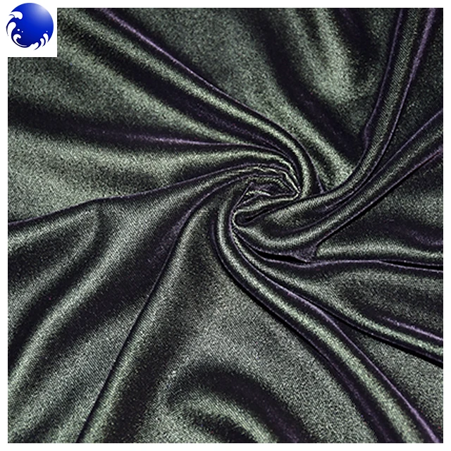 good quality  two tone  woven micro velvet 9000 velvet fabric latest for lady dressing