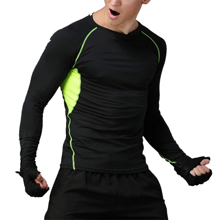 Fast Delivery Sale Exercise Quick Dry Comfortable Not Tight Anti-boring Male Fitness Tight Tops