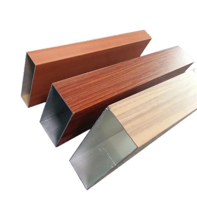 Алюминиевая деревянная труба, производитель Китай, круглая квадратная труба, алюминиевая труба