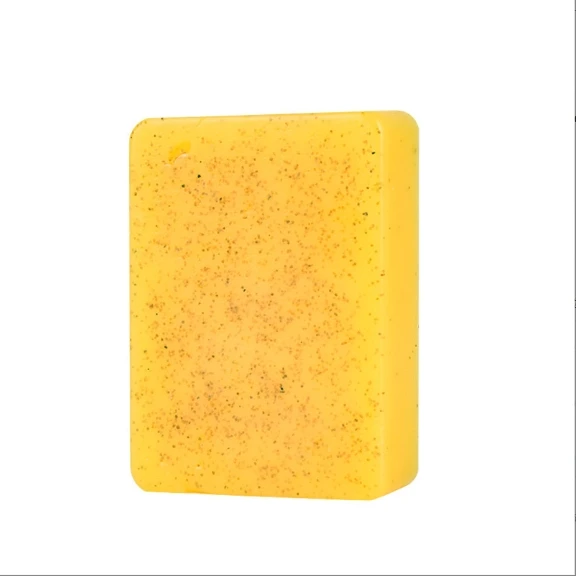 Face Bath Body Scrub Coconut Soap Bar Goat Milk Ginger Turmeric Soap Lemon Scrub Granular Kojic Acid Soap