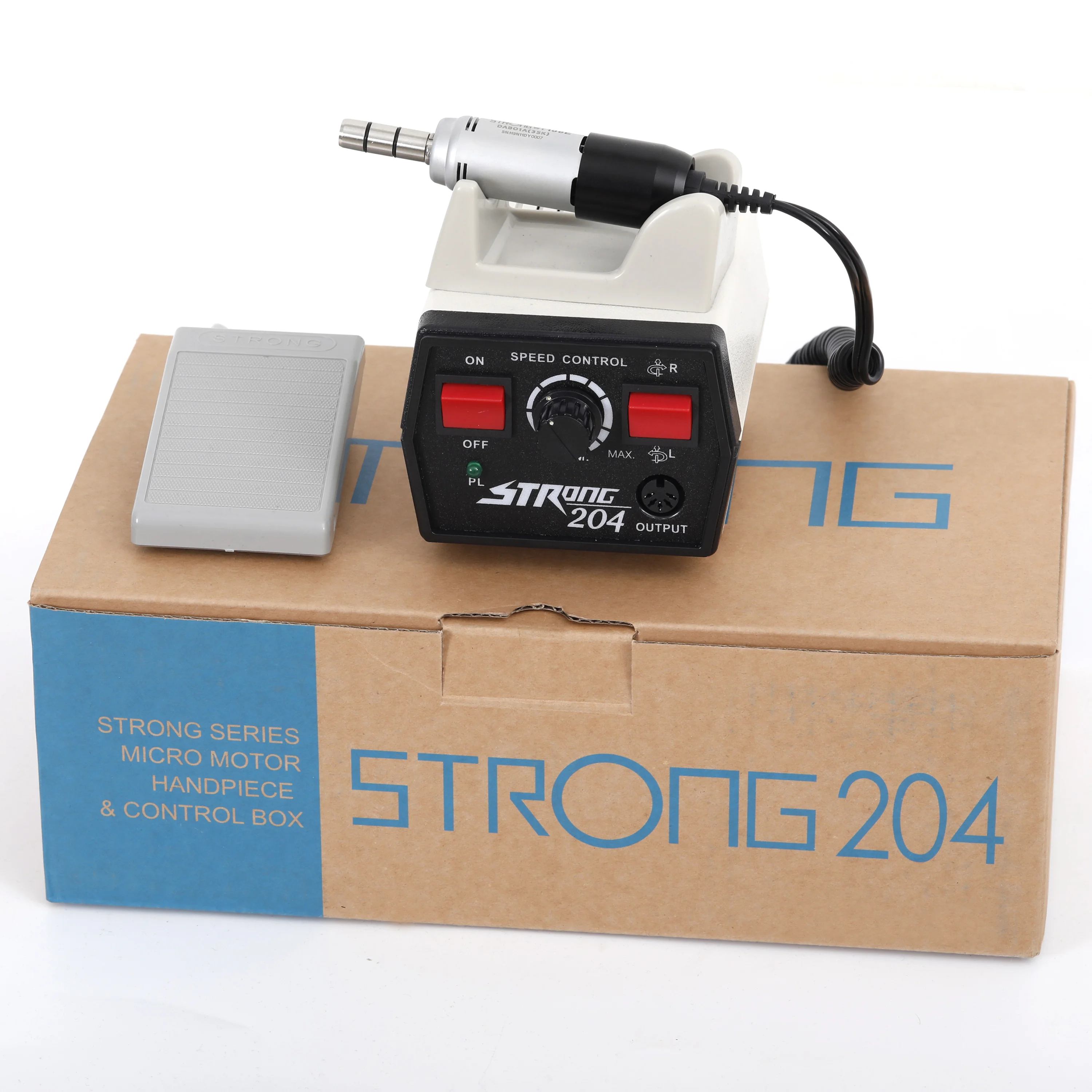 Korea teeth polishing laboratory micro motor handpiece strong 204 with E type handpiece