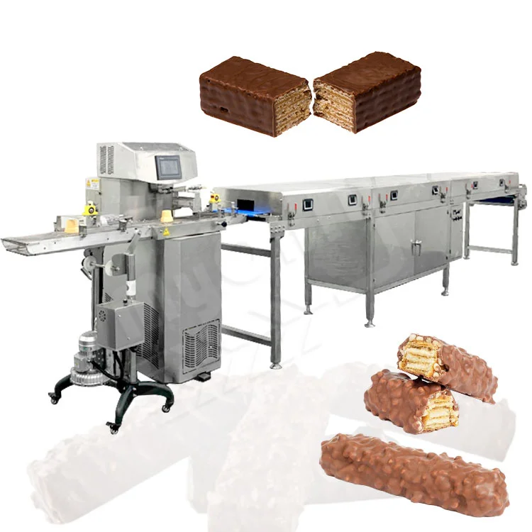 MY Table Top Automatic Small Cooling Tunnel Chocolate Enrobe Machine with Belt