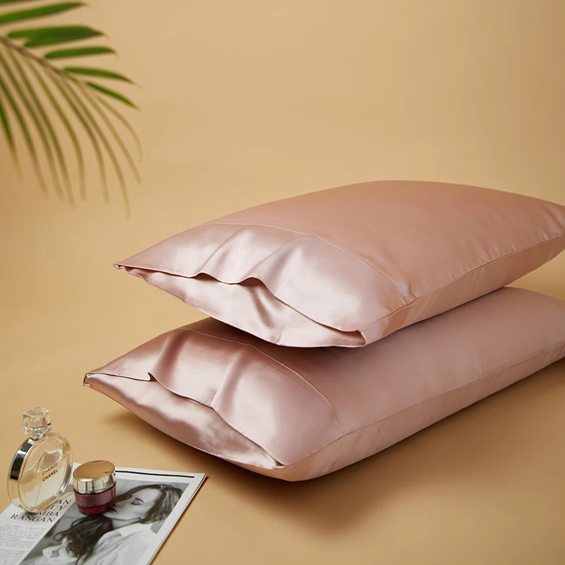 Fashionable mulberry silk pillowcase Soft 100% Pure Mulberry Silk Satin Pillow case for Hair and Skin Health