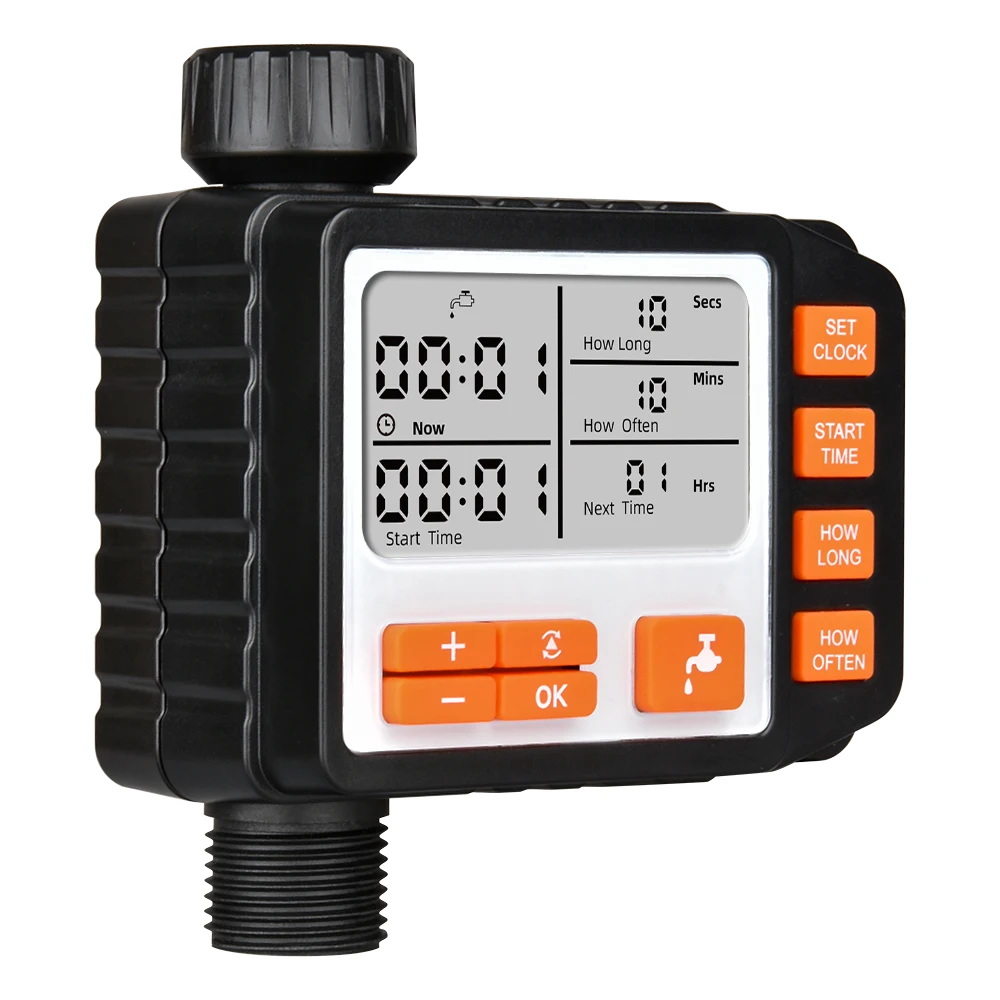 Wholesale professional design garden lawn waterproof big screen automatic IPX4  irrigation solenoid valve water timer