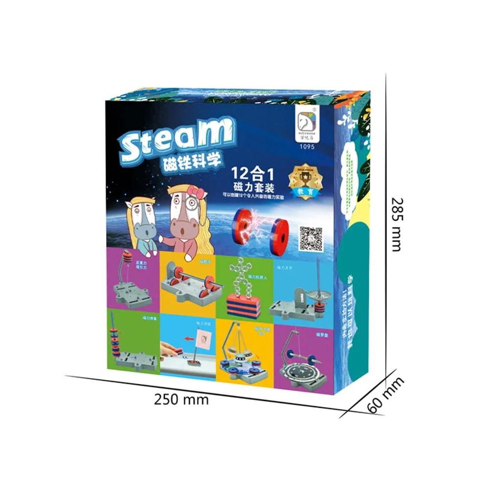 Magnetic science experiment educational Science toy Kids Educational Magnetic Science Game