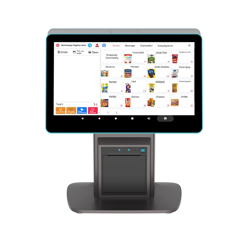 Most Popular All in One Android Touch Screen Terminal Cash Register Pos Systems Software for Retail System