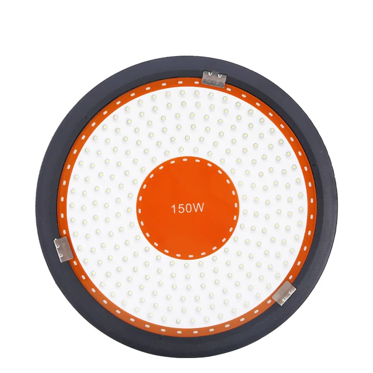 150w Ac 165-265v 100lm/w Ip66 Round Die-cast Aluminum Cob Led High Bay Light