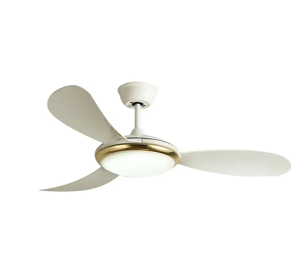
White Modern Style Indoor 220v giant ceiling fan light price 2019 ceiling fan with led light 