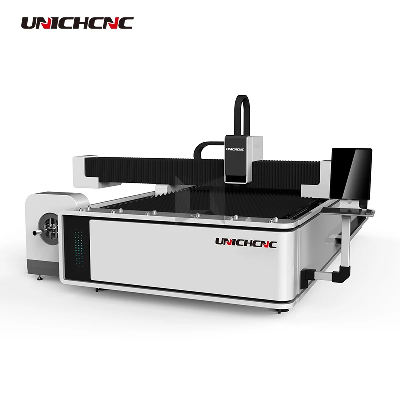  UNICHCNC 20 мм машина для волоконной лазерной резки вращающееся устройство/Оборудование волоконно-лазерной листового