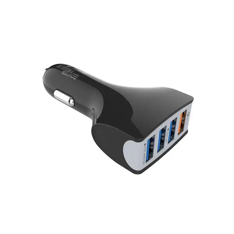  Красивая упаковка 4 Usb-порта Qc 3 0 адаптер для быстрой зарядки автомобиля электрическое автомобильное зарядное устройство