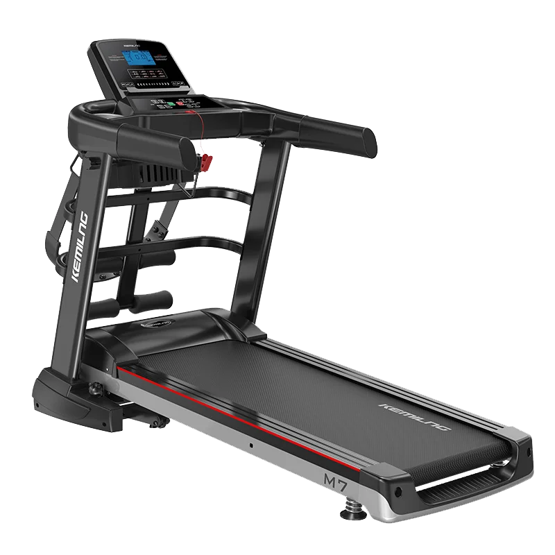 2021 Multi-functional Foldable Running Exercise Machine Treadmill Electric Home Gym Equipment Professional LED Display M7