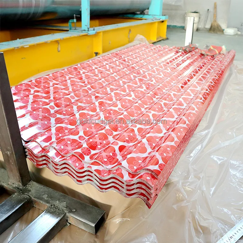 Custom Color Pre-painted Sgch Tole PPGI Zinc Galvanized Corrugated Steel Metal Roofing Sheet