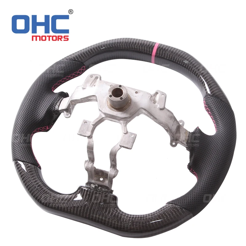  100% Настоящее углеродное волокно рулевое колесо совместимое с Nissan GTR модель OHC