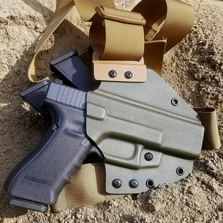  Полицейская армейская нагрудная кобура Kydex подходит для Glock 19 23
