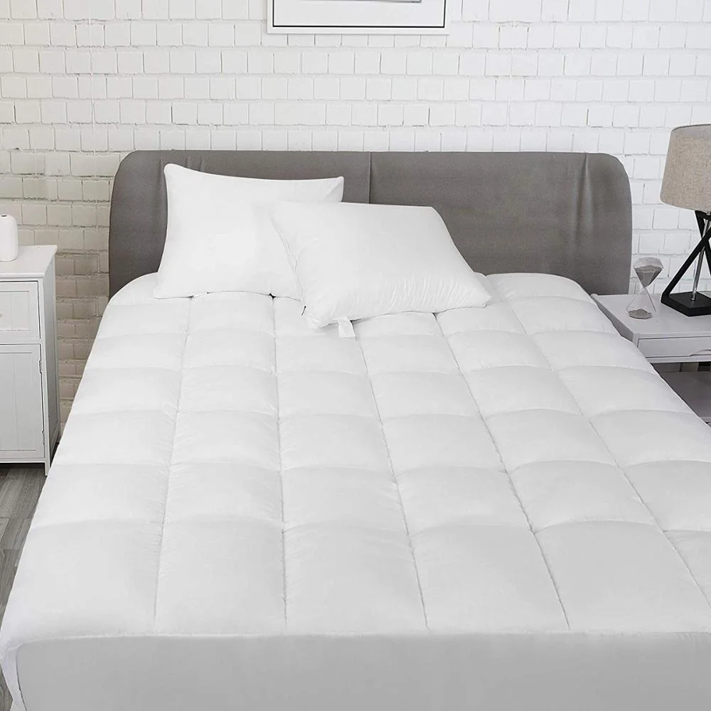 Customized 100% cotton 3D silicified fiber fit quilted hotel dust proof mattress