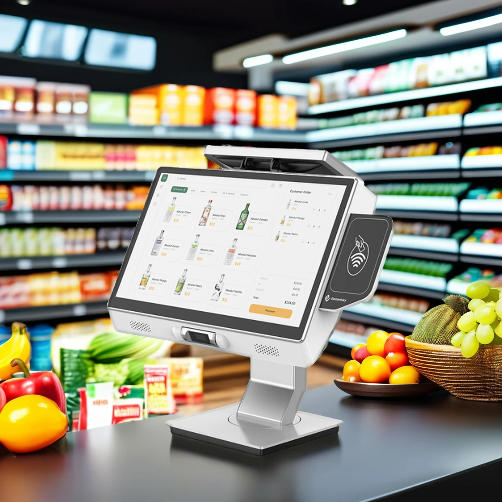 13.3 Inch Dual Scale Touch Screen Tablet for Android & Windows 10/11 Mobile POS System with SDK Function and Software