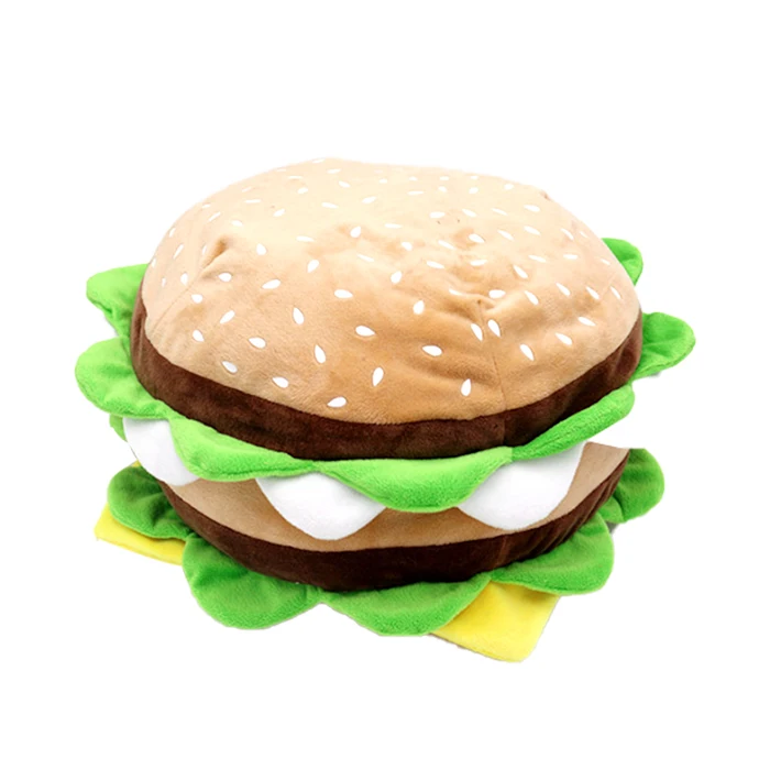 Fast Food shape Plush Pillow Creative Fast Food Plush French Fries And Hamburger Pillow