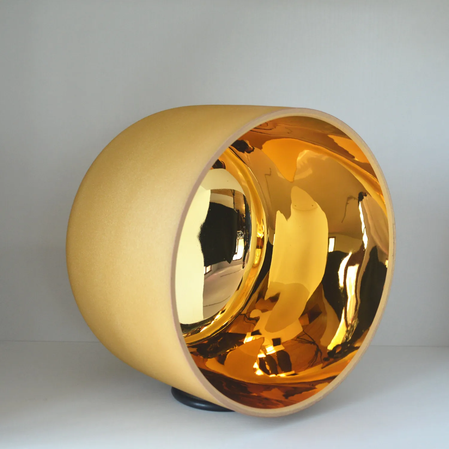 High Performance 24K Gold Plated Quartz Crystal Singing Bowl for Sound Healing and Therapy