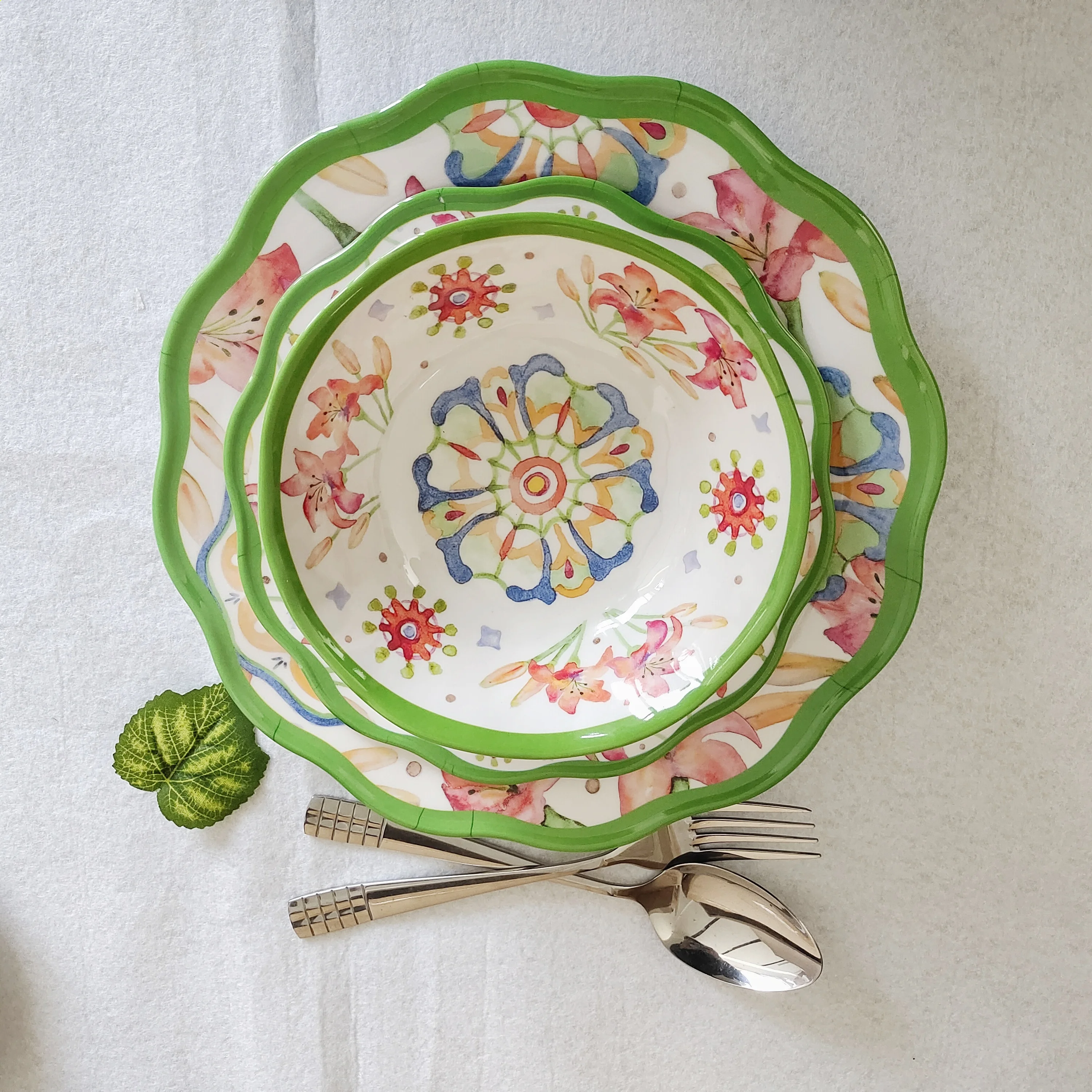 SEBEST меламиновая фабрика цветочный дизайн пищевая согревающая тарелка меламиновая посуда меламиновая тарелка