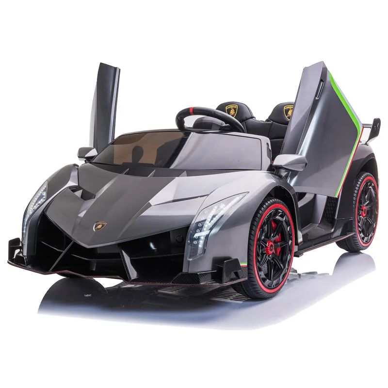 Lamborghini лицензированный автомобиль для детей Роскошный Электрический двухместный катания на игрушке детский с R/C