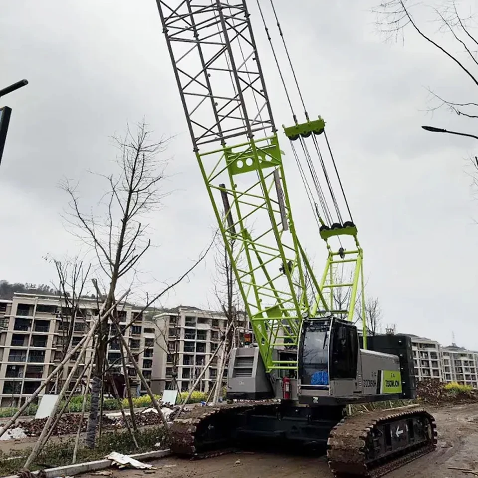 Подержанный гусеничный кран 800 тонн цена в сильном рабочем состоянии конкурентоспособная