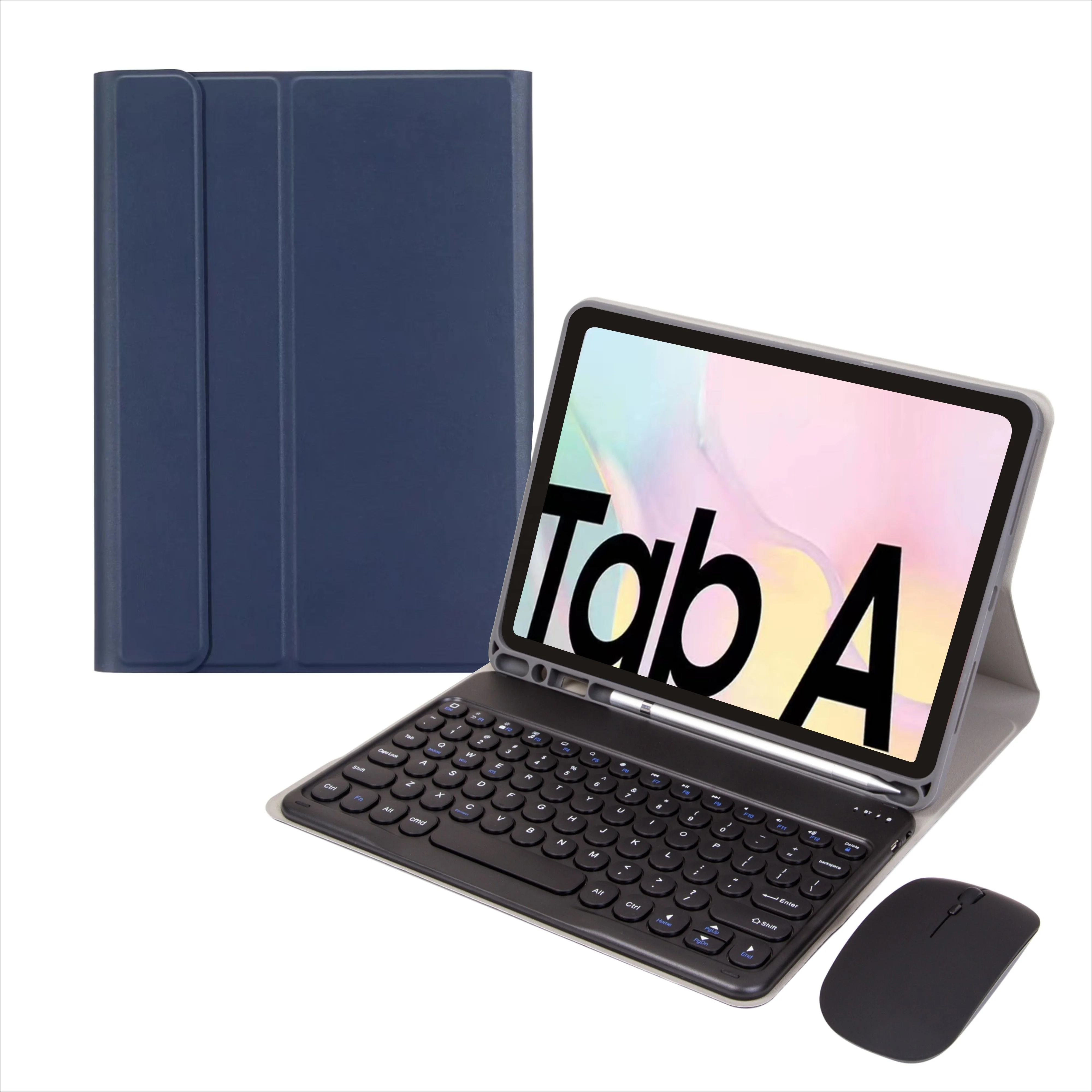 Для Galaxy Tab A7 10 4-дюймовый чехол для беспроводной клавиатуры T500 держатель со слотом