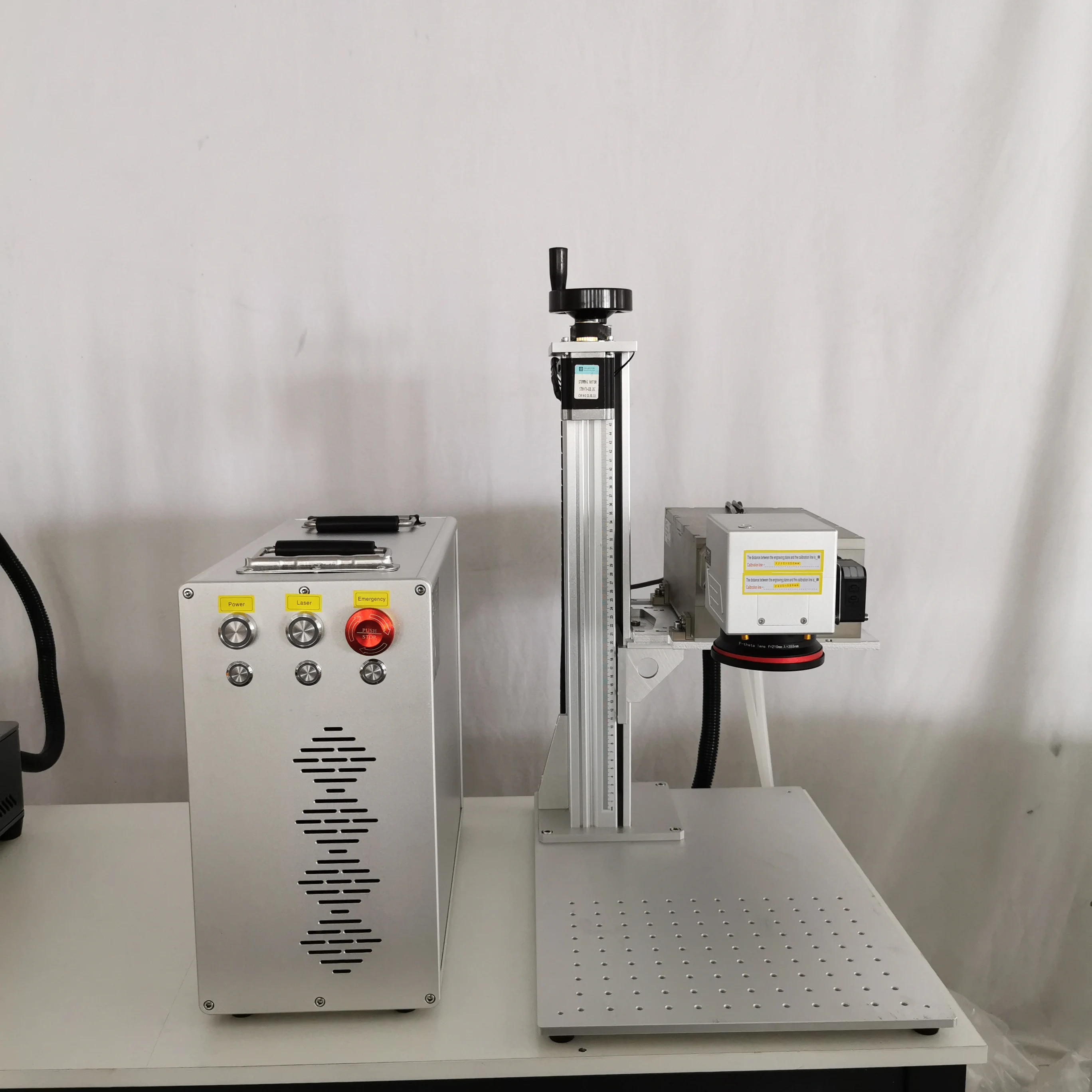 Split type portable UV laser marking machine for jewelry 10W glass pulse 2D laser marking machine