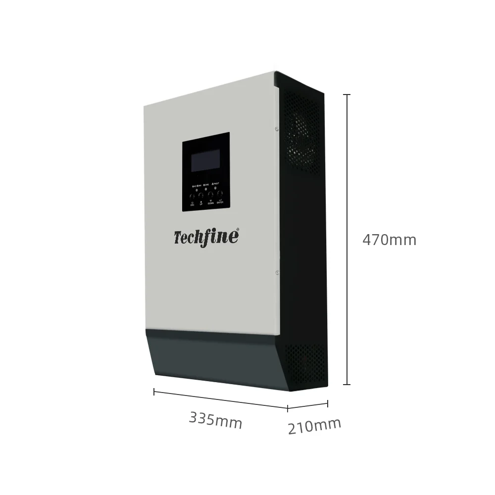  Techfine лучшие продажи 3000VA 2400W решеточный Солнечные фотоэлектрические сети Гибридный со слежением за максимальной точкой мощности солнечный инвертор для солнечной