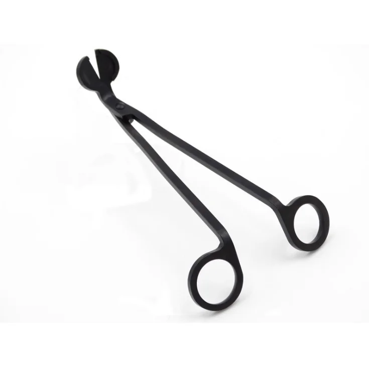 hot sale  custom logo black candle wick trimmer candle wick scissors
