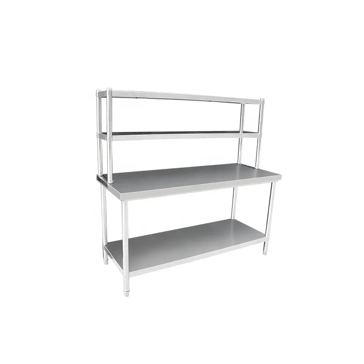 Factory price stainless steel kitchen equipment work table for restaurant