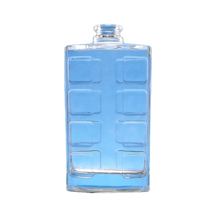 Flint Glass Cap Finish 750ml Vodka 0.5l Glass Bottle