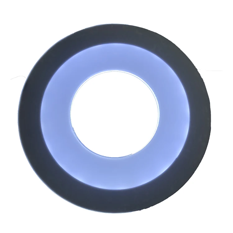 12V High Brightness super slim round ring shape white led backlight panel