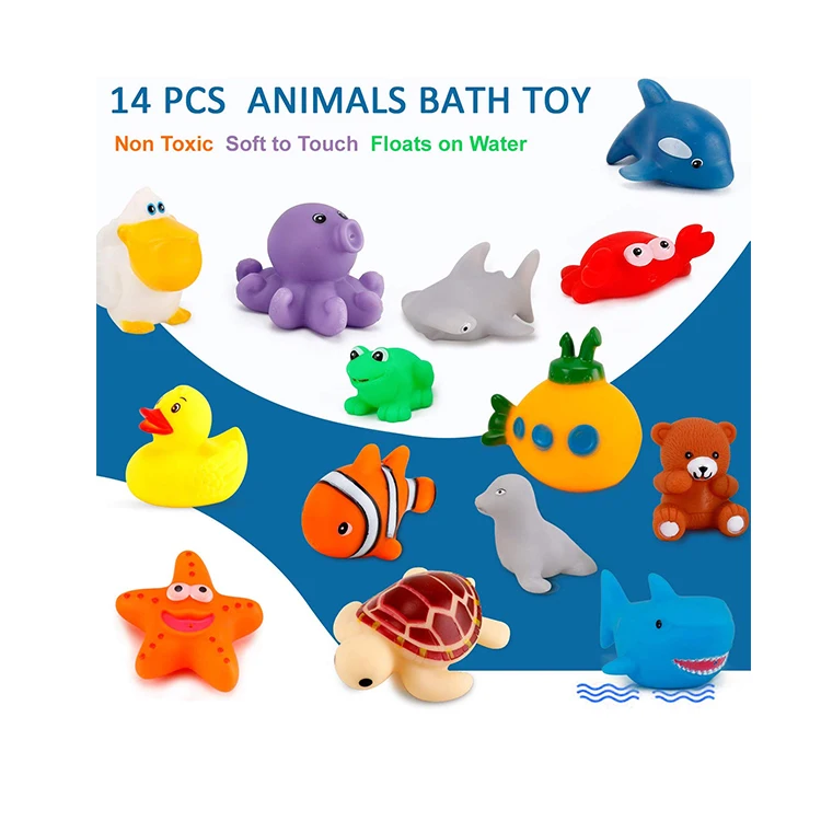  shower Bathtime Fun Learning Education safety toys bath play set educational baby