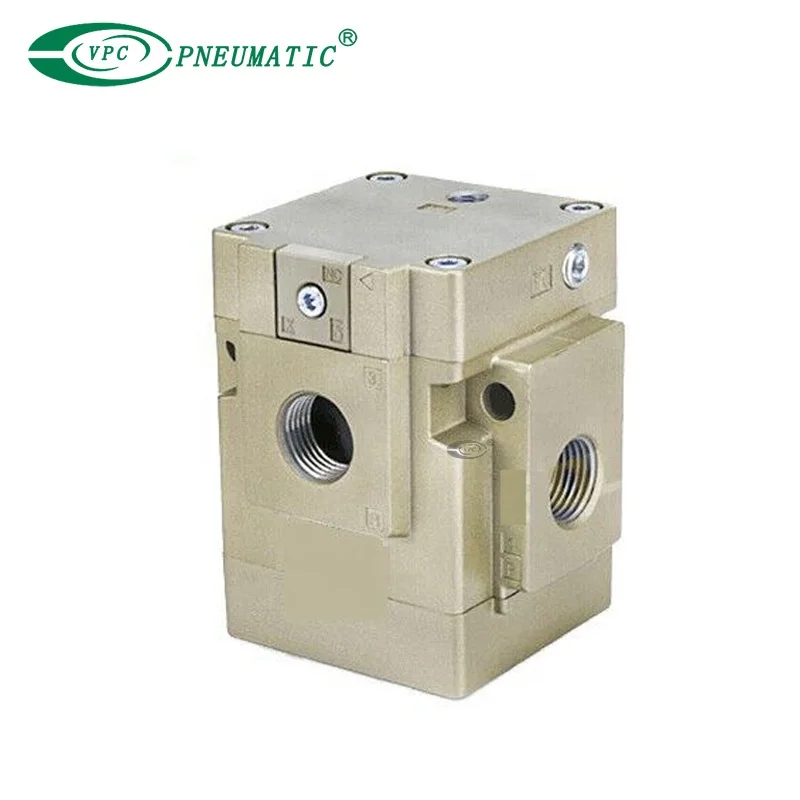 VG342 Series Pilot Operated Poppet Type with Rubber Seal 3 Port Air Solenoid Valve