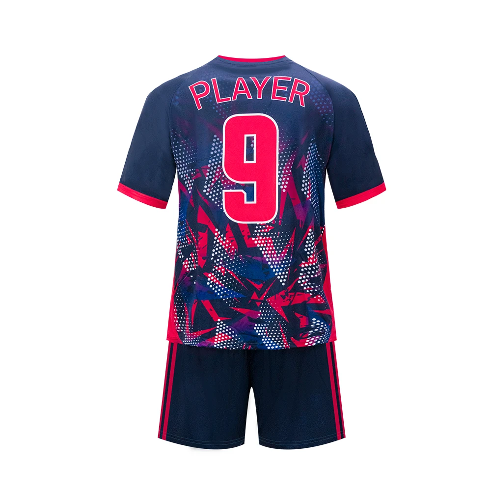 Custom Design Sublimation Cheap Football Jersey for Adults Soccer Uniform Set