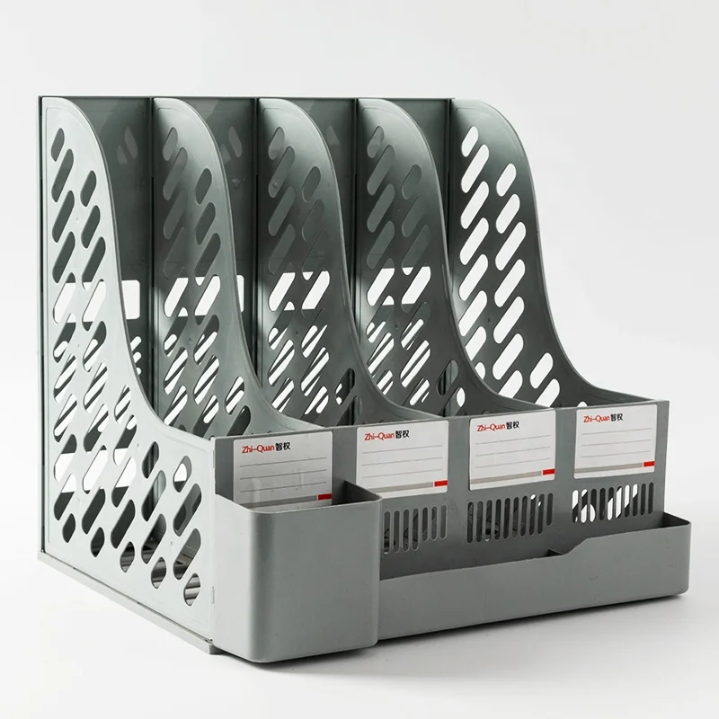 File Holder Stand Paper Desk Organizer Magazine Rack Table Magazine Book Organizer File Tray Magazine Holder