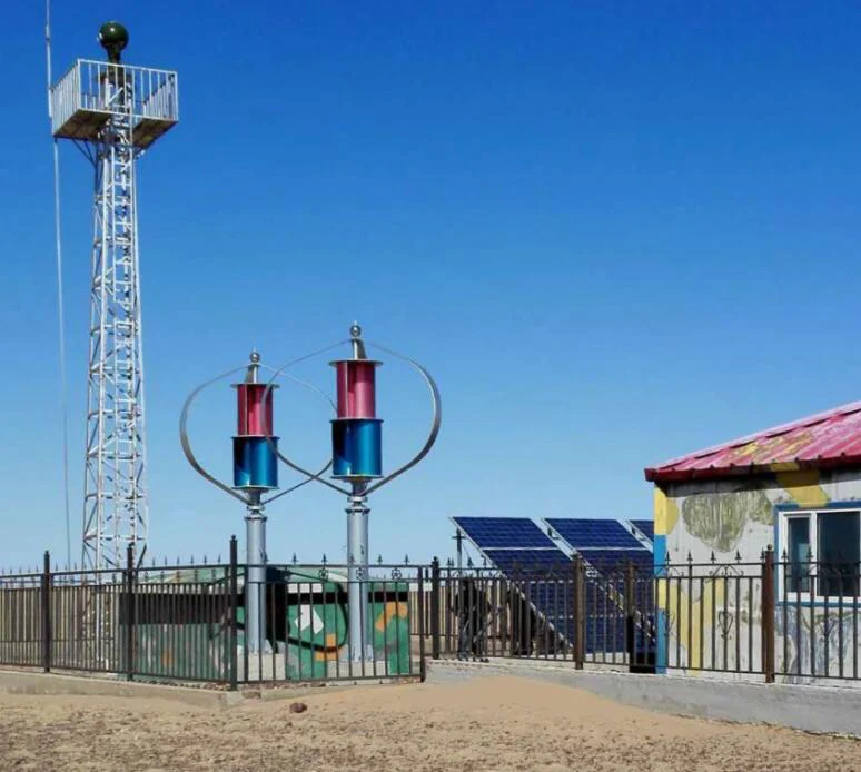 2000W High Efficiency Vertical Axis Wind Generator Low Noise 48V120V220V Windmill Complex Of Three Wind Turbines