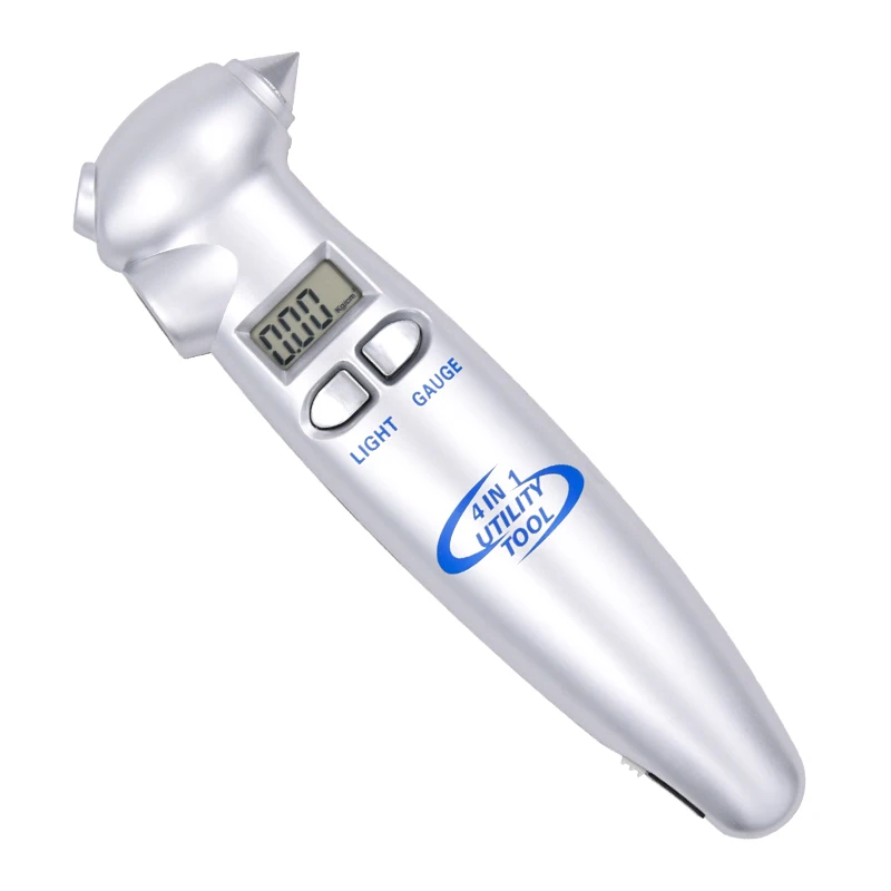 SFUTOOLS 150 PSI 4 Settings4 in1 Digital Tire Gauge For Car Truck Bicycle with Backlit LCD Tyre Pressure Gauge