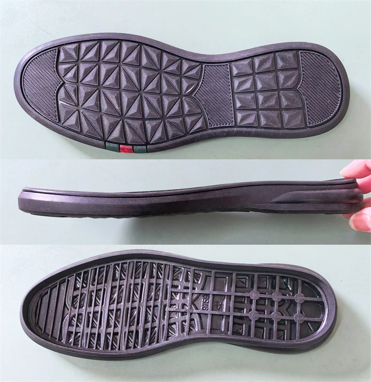 Customer design comfortable pvc rubber golf shoe sole