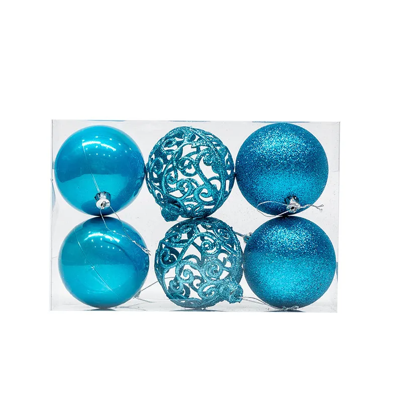 Christmas Balls Hanging Christmas Tree Hanging Balls Electroplating Skeleton Balls