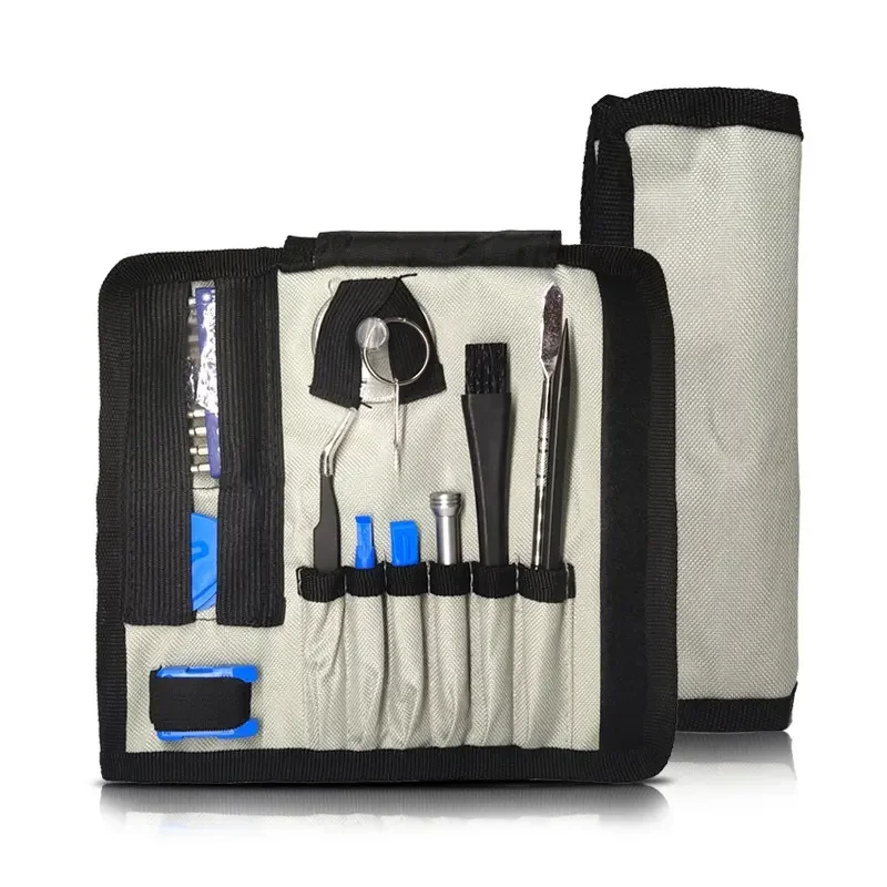 Portable 24 in 1 Disassembled Screwdriver Tool Set Plum Sleeve Magnetic Head Steel Plastic Handle Tool Box